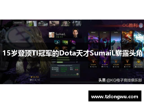15岁登顶TI冠军的Dota天才SumaiL崭露头角 15岁登顶TI冠军的Dota天才SumaiL崭露头角